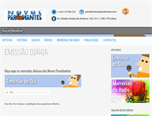 Tablet Screenshot of parodiantes.com